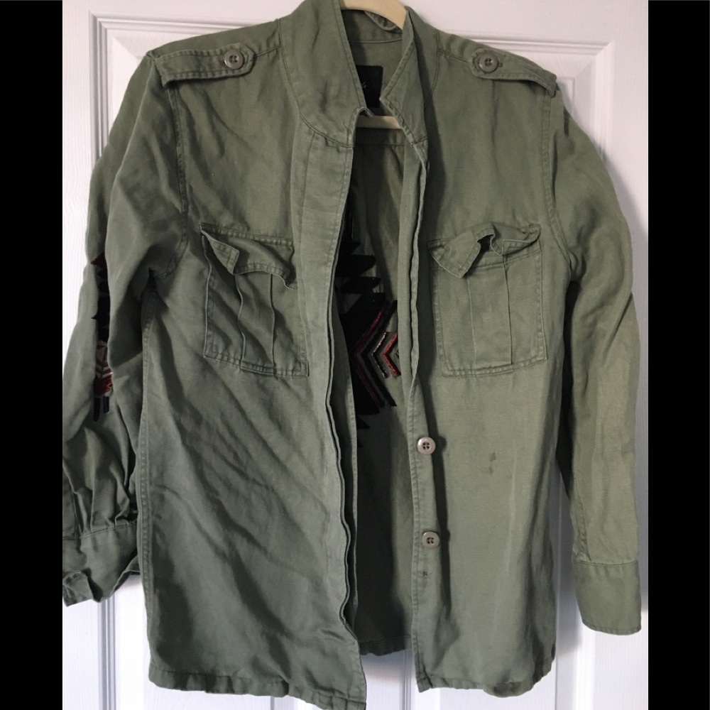 Rails embroidered utility shirt